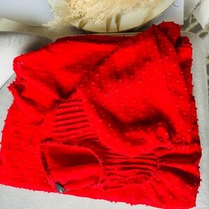 **Banana Republic Ruffle Blouse - Long Sleeve, Small**